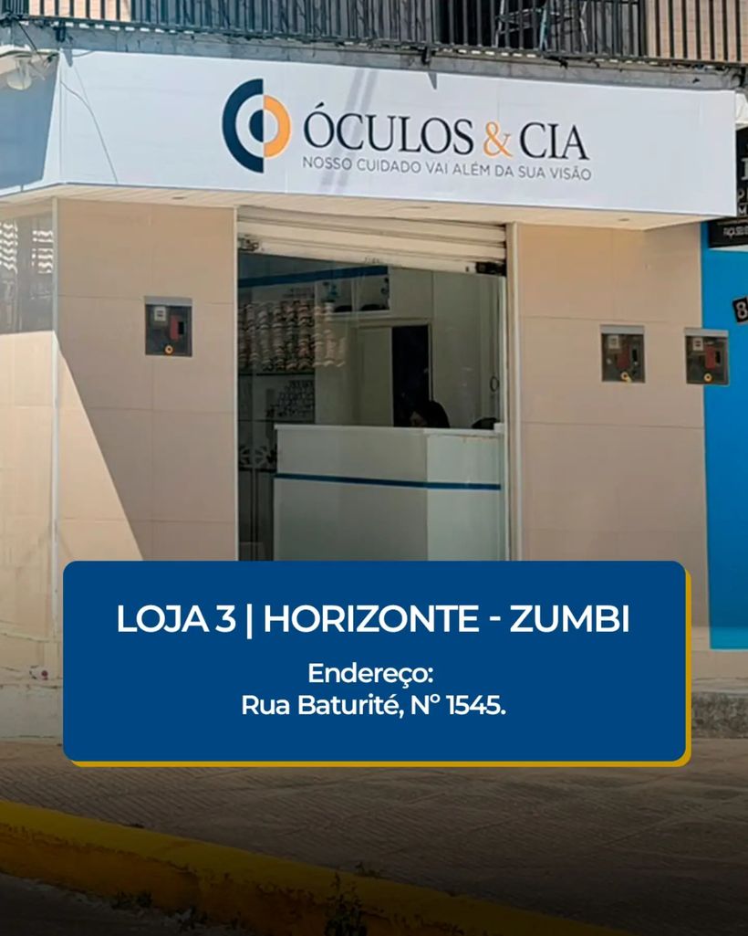 Fachada da loja do Zumbi, em Horizonte